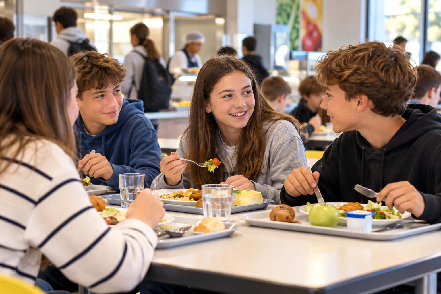 Cantine au collège : quel tarif Nord Solidaire en 2026 ?